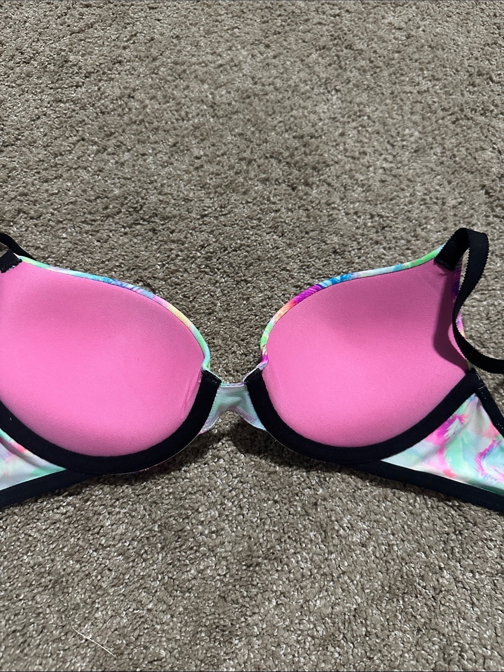 Pink  Push-Up Bra - Picture 2 of 5